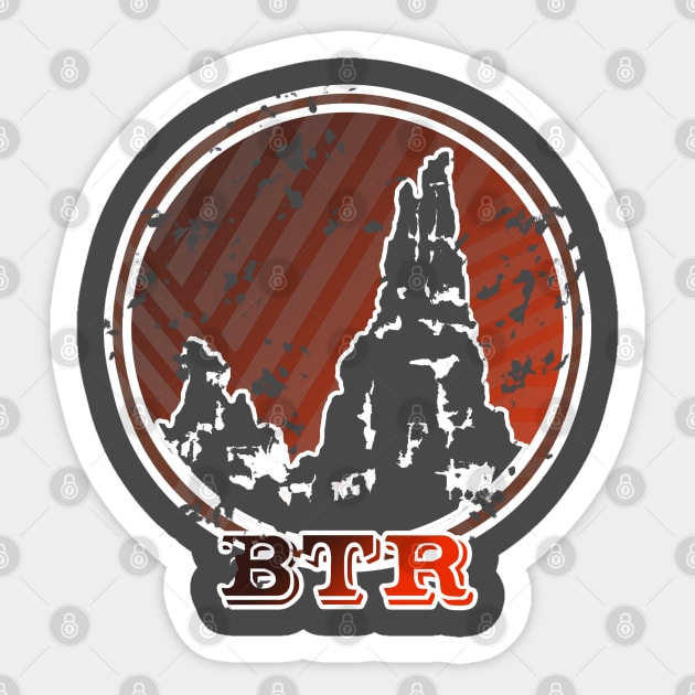 Big Thunder Mountain Two-Sided Sticker by DevonDisneyland